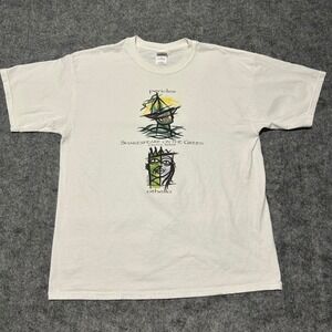 Gildan Shakespeare On The Green 2005 Omaha T-Shirt White XL CHECK MEASUREMENTS